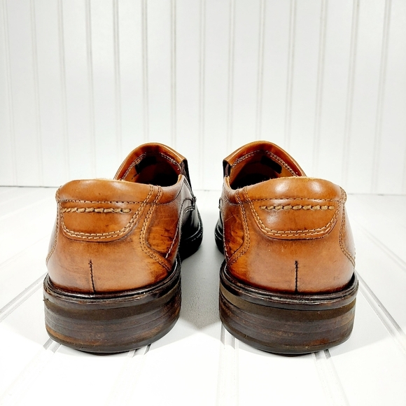 Ecco New Jersey Leather Slip On Loafers A94 - Picture 6 of 14